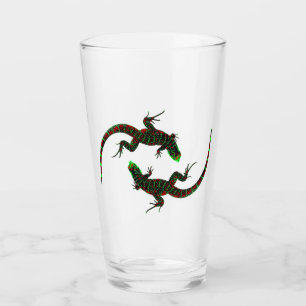 Verre Yin Yang Lizards