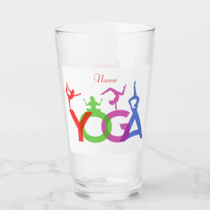 Verre Yoga Poses Silhouettes Thunder_Cove
