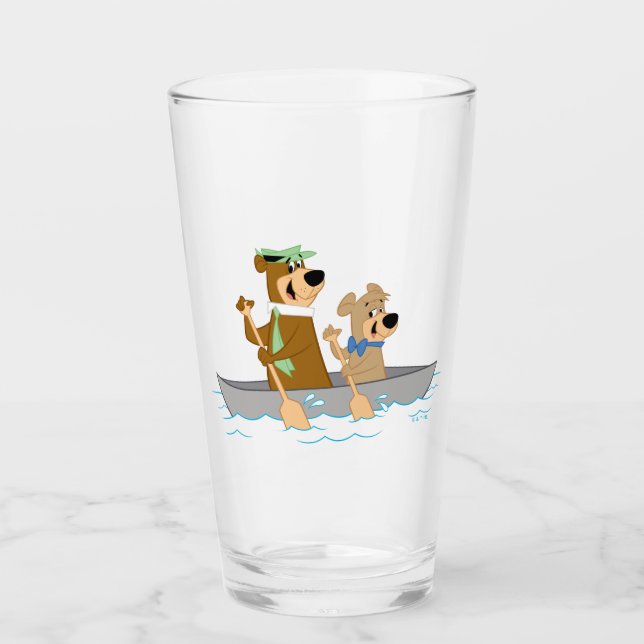 Verre Yogi Bear et Boo Boo Fun Canoe Adventure (Devant)