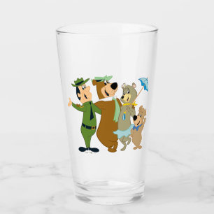 Verre Yogi Ours et amis Accueil chaleureux