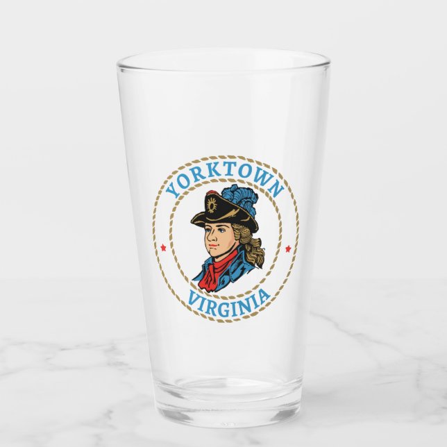 Verre Yorktown Virginia Colonial (Devant)