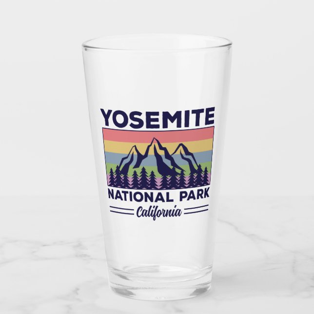 Verre Yosemite National Park California Retro Randonnée (Devant)