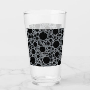 Verre Zones de bulles spatiales - Argent Parties scintil