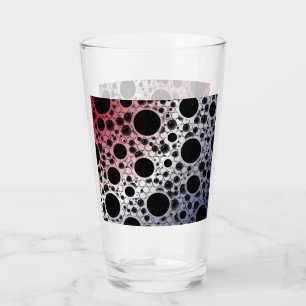Verre Zones de bulles spatiales - Rouge/Blanc/Bleu