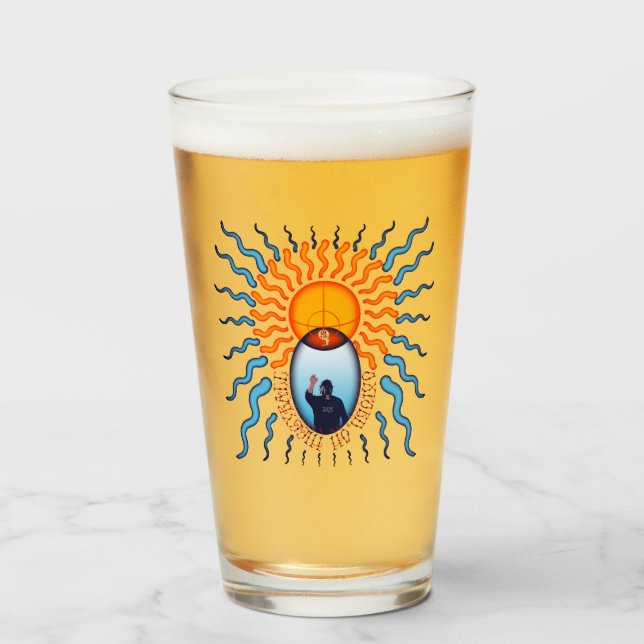 Verre Zygote Zealot Pint Glass (Devant (rempli))