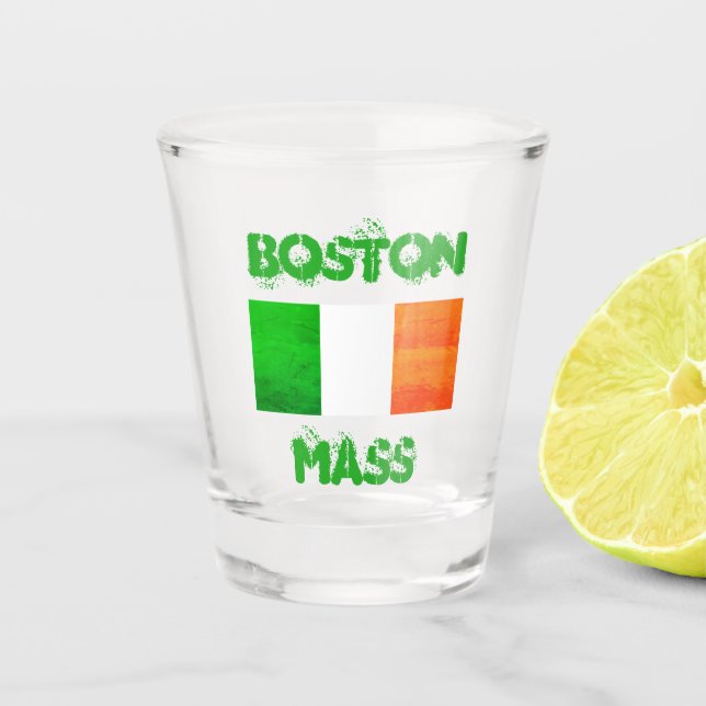 Verres à boire de la fierté irlandaise de Boston M (Devant)