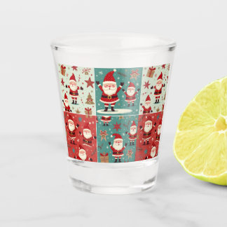 Verres à shot de Noël Santa