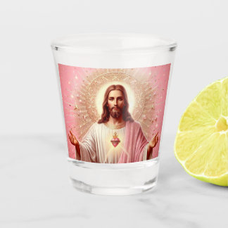 Verres à shot Jésus rose !