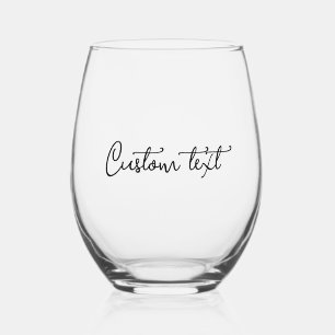 Verres à vin personnalisés