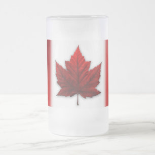 Verres de souvenir de drapeau du Canada de tasse