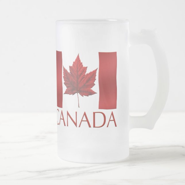 Verres de souvenir de drapeau du Canada de tasse (Droit)