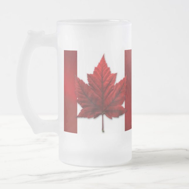 Verres de souvenir de drapeau du Canada de tasse (Gauche)
