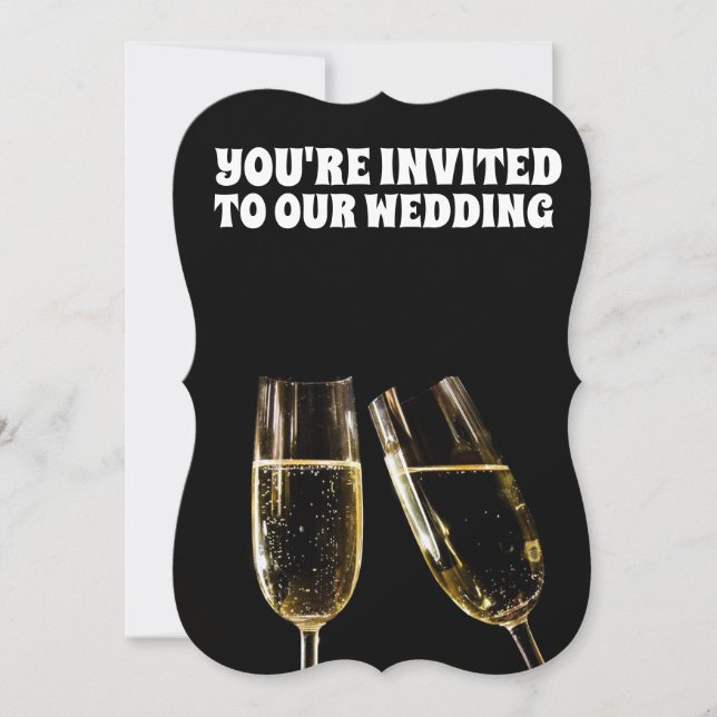 VERRES DE VIN INVITATIONS PERSONNALISÉES SUR MESUR (Devant)