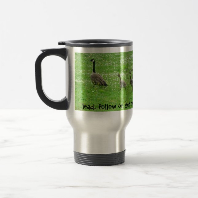 Verres d'oies de tasses de tasses de café d'oies (Gauche)