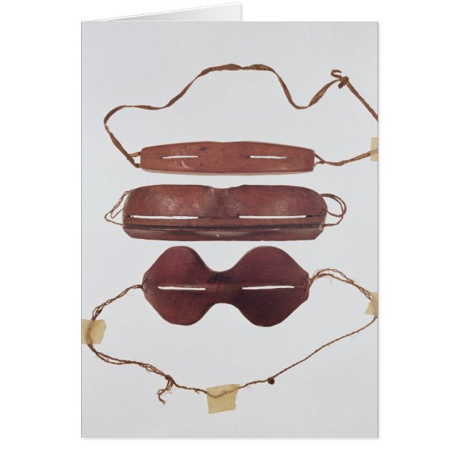 Verres du soleil/neige d'Inuit ' (Devant)