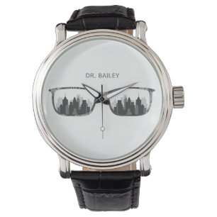 Verres et montre personnalisables de paysage