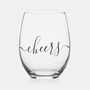 Verres minimalistes Cheers