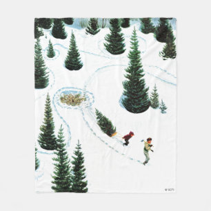 Verringern des Baums Fleecedecke