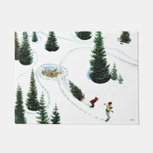 Verringern des Baums Fußmatte