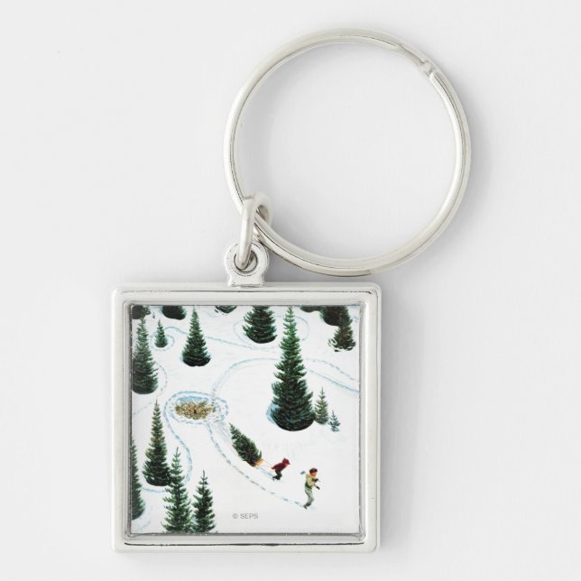 Verringern des Baums Schlüsselanhänger (Vorne)