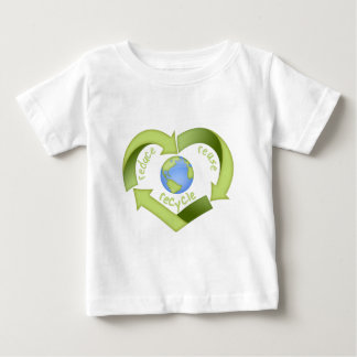 Verringern Sie, verwenden Sie wieder, recyceln Sie Baby T-shirt