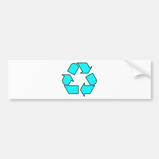 Verringern Sie Wiederverwendung recyceln Autoaufkleber (Vorne)