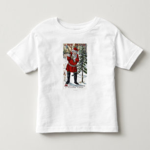 Verringernder Weihnachtsbaum Sankt Kleinkind T-shirt