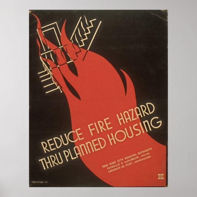 Verringerung der Brandgefahr Thru Plane Housing WP Poster (Vorne)
