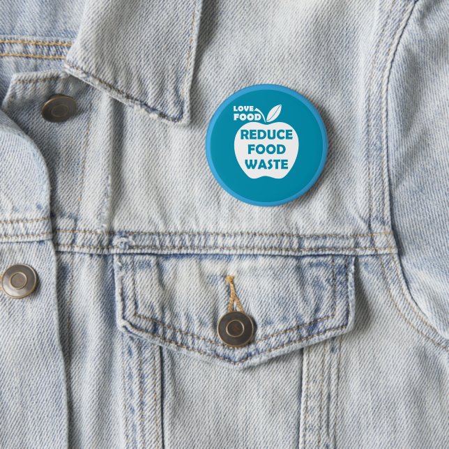 Verringerung der Lebensmittelverschwendung Button (Beispiel)