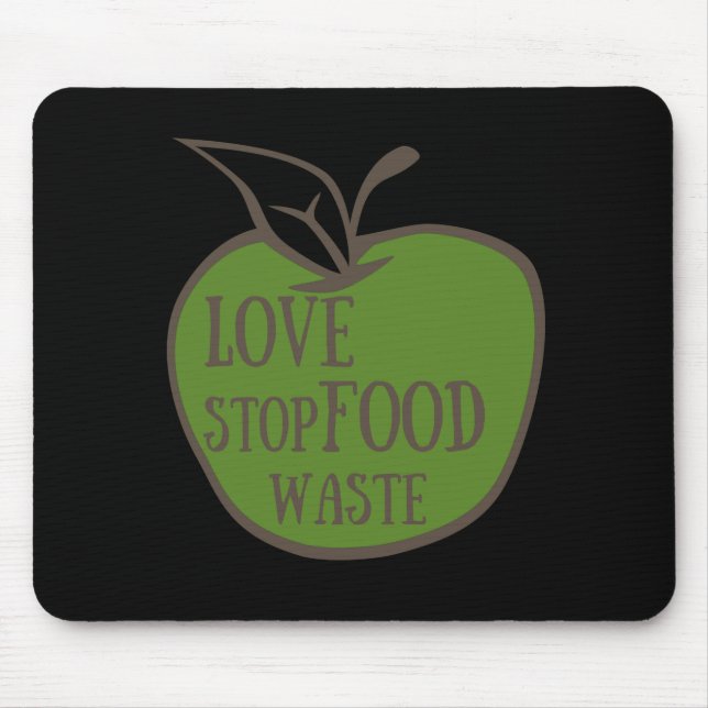 Verringerung der Lebensmittelverschwendung Mousepad (Vorne)