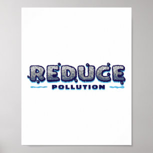 Verringerung der Umweltverschmutzung, des Umweltsc Poster