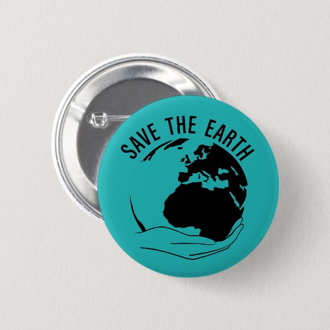 Verringerung der Wiederverwendung gerecycelt rett  Button (Vorne & Hinten)