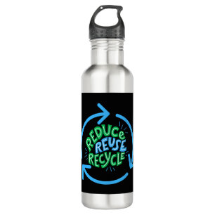Verringerung der Wiederverwendung Gerecycelt Umgeb Edelstahlflasche