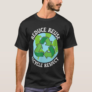 Verringerung der Wiederverwendung Gerecycelt Umwel T-Shirt