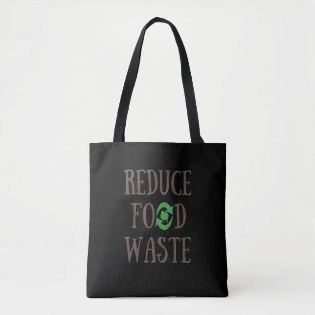 Verringerung von Lebensmittelabfällen, die ökologi Tasche (Vorderseite)