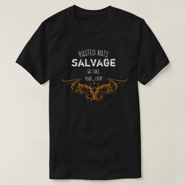 Verrostete Nuss-Wiedergewinnung nehmen wir Ihren T-Shirt (Design vorne)