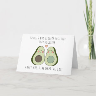 Verrouillage de la carte Mariage annulée - Avocado
