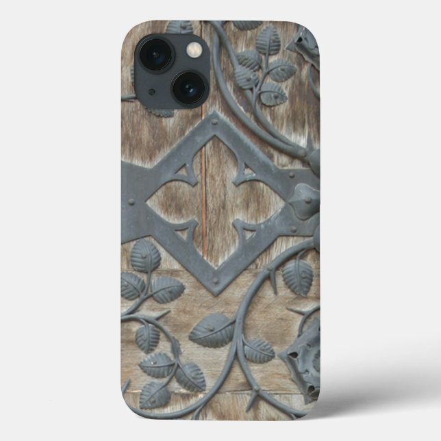 Verrouillé ! Drôle coque iphone de porte médiévale (Verso)