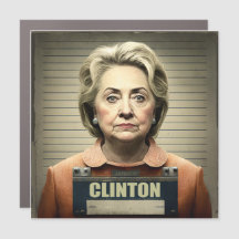 Verrouillez-La ! - Sticker Carré Hillary Clinton
