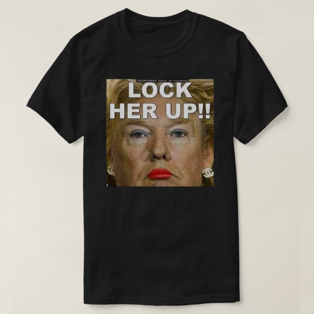 Verrouillez-Le Vers Le Haut Verrouillez-La (Trump) (Design devant)