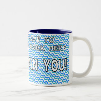 Verrückt - 15 Unze-Tasse hier bearbeiten Zweifarbige Tasse