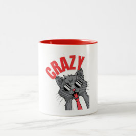Verrückt... Erforsche die vielen Stimmungen der Ka Zweifarbige Tasse