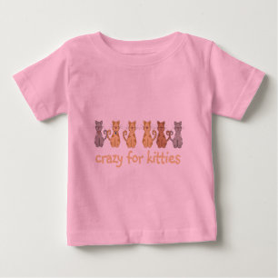 Verrückt für Kätzchen-T-Shirts und Geschenke Baby T-shirt