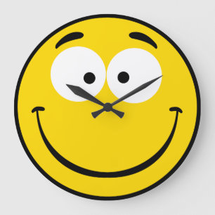 Verrückt Große Wanduhr