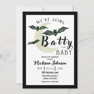 Verrückt nach Baby - Baby-Fall Oktober Babyparty Einladung