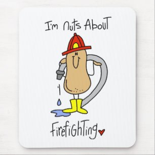 Verrückt nach Feuerwehr Mousepad