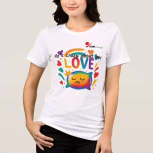 Verrückt nach ihr Tri-Blend shirt