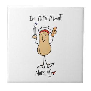 Verrückt nach Nursing-T-Shirts und Geschenken Fliese