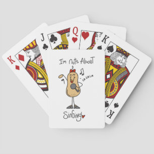 Verrückt nach Singen T-Shirts und Geschenken Spielkarten