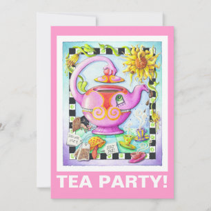 VERRÜCKT NACH TEAPARTY EINLADUNG